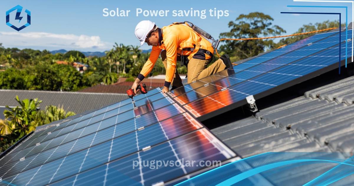 a person working on a solar panel on a roof